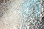 Dipping Layers on Mound South of Reull Vallis