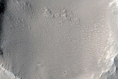 Crater North of Valles Marineris