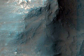Light-Toned Exposures on Floor of Coprates Chasma