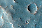 Craters Interacting with Mawrth Vallis