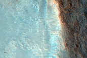 Crater Wall Exposure West of Oxia Planum