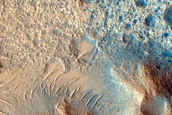 Crater Floor Outcrop