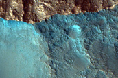 Crater with Steep Slopes
