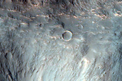 Monitoring Well-Preserved 4-Km Rayed Crater