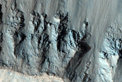Survey for Frost in Pristine Crater