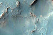 Clays Exposed Northwest of Hellas Planitia
