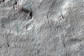 Scarp Exposing South Polar Layered Deposits
