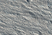 Landforms Southwest of Amazonis Mensa