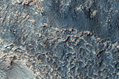 Monitor Mid-Latitude Apron and Tongue Materials in Reull Vallis