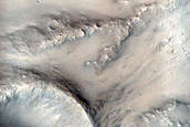 West Rim of Crater East of Isidis Planitia