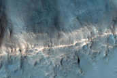 Crater in Tyrrhena Terra