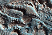 Terrain around Crater in Arabia Terra