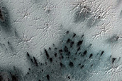 Monitor Defrosting Patterns on Ridges in Region Dubbed Inca City
