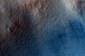Fluvial Process in Crater