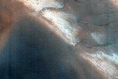 Impact Cratering on Dune in South Polar Region