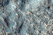 Channel near Majuro Crater