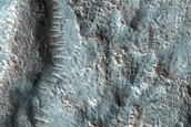 Raised Ejecta around Two Craters