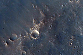 Possible Phyllosilicates in Crater Rim near Oxia Planum