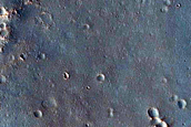 Light-Toned Material Southwest of Trouvelot Crater