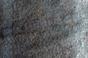 Ice-Exposing Scarp at Redi Crater