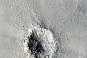 Very Recent Small Impact Site