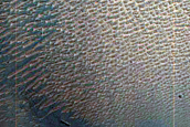 Bedform Change Detection near Mawrth Vallis