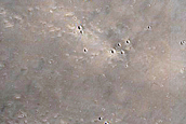Candidate Recent Impact Site