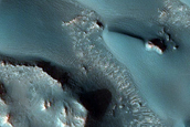 Dune Field Northeast of Syrtis Major Planum