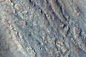 Terrain in between Huggins and Cruls Craters