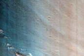 North Slope Climbing Dunes in Central Coprates Chasma