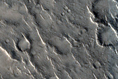 Ridges in Isidis Planitia