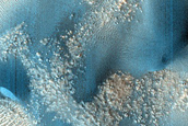 Dune Monitoring in Renaudot Crater