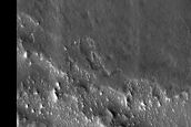 Northern Rim of Antoniadi Crater