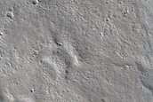 Candidate Recent Impact Site