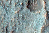 Deposit on Crater Floor Northeast of Kibuye Crater