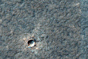Recent Impact Site in South Polar Layered Deposits