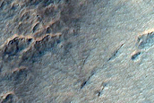 Ice-Exposing Scarp in Southern Hemisphere