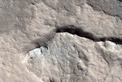 Layered Mesa East of Auqakuh Vallis