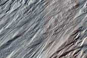 Pits on South Polar Layered Deposits Scarp