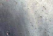 Crater Overlaying Tithoniae Fossae