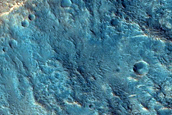 Well Preserved Crater Wall Exposure