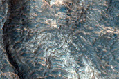 Light-Toned Layered Deposits on Northern Edge of Hellas Planitia