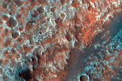 Landslide and Alluvial Fan in Melas Chasma