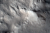 Surface Features around Crater in Arabia Terra