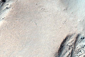 Monitor Gullies in Heaviside Crater