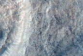 Layered Feature in Crater in Hellas Planitia