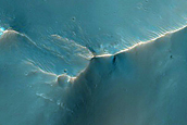 Hillslope Morphologies near Eberswalde Crater