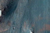 North Slope Climbing Dunes in Central Coprates Chasma