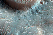 Landslide in Tyrrhena Terra