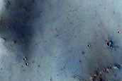 Channel and Crater in Arabia Terra